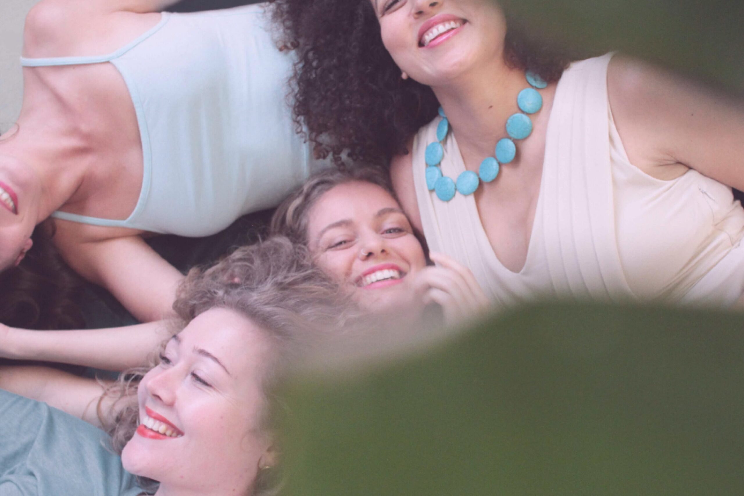 Group of smiling women